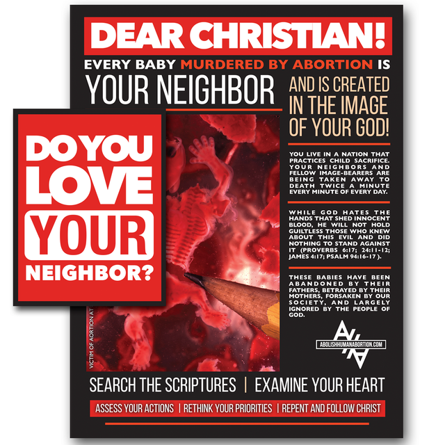 "Do You Love Your Neighbor" Classic Quad Fold